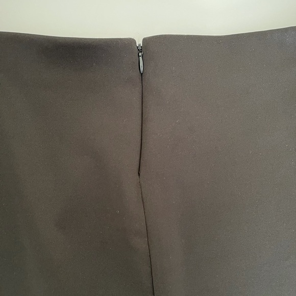 Lush Black Fitted Pencil Skirt with mesh details - Picture 4 of 5